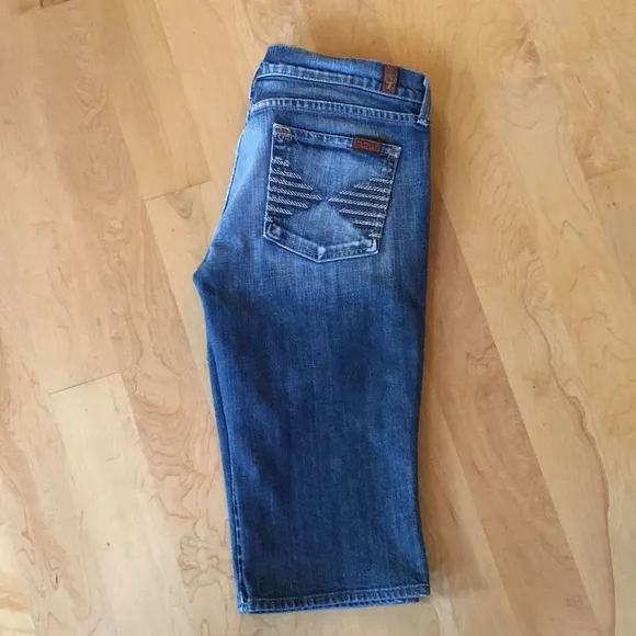 7 For All Mankind | Colette Denim Jean Bermuda Shorts