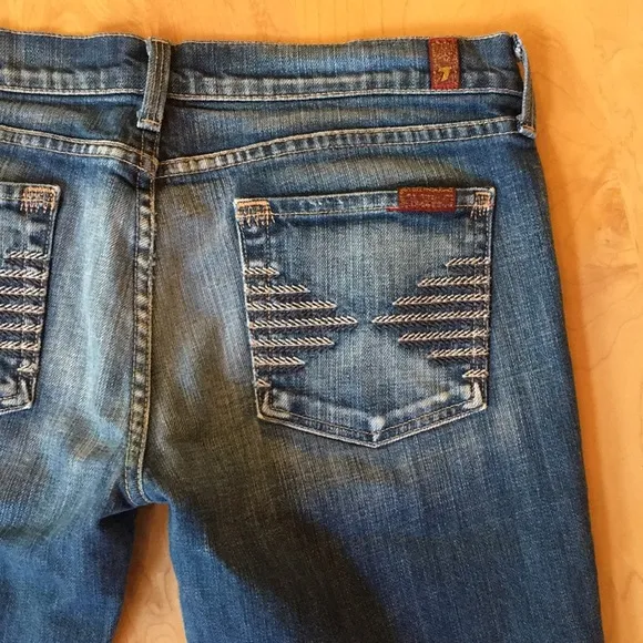7 For All Mankind | Colette Denim Jean Bermuda Shorts
