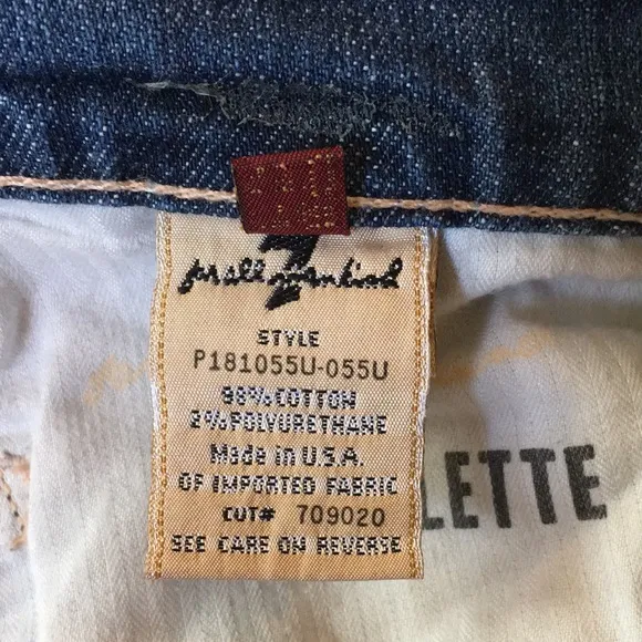 7 For All Mankind | Colette Denim Jean Bermuda Shorts