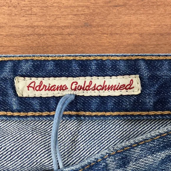 Adriano Goldschmied The Kiss AG-ed Denim Slim Straight Leg Distressed Jeans 27R