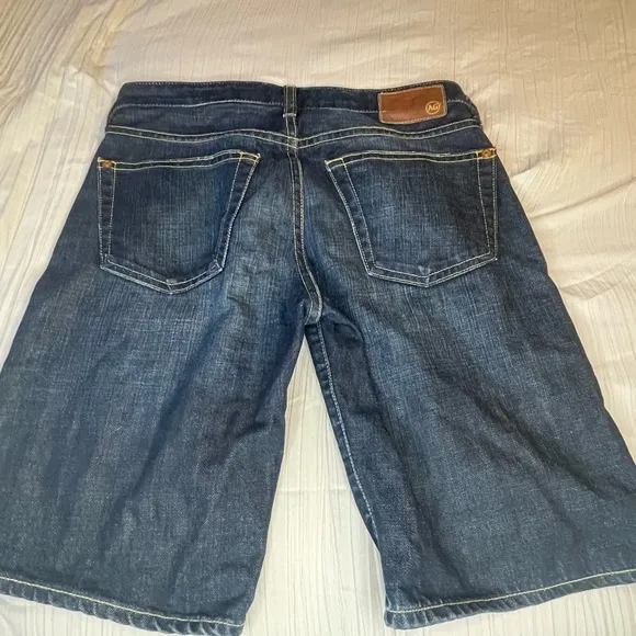 AG Adriano Goldschmied denim jean Bermuda shorts, size 26r