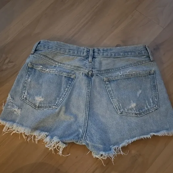 AGOLDE Women's Blue Denim Shorts 28