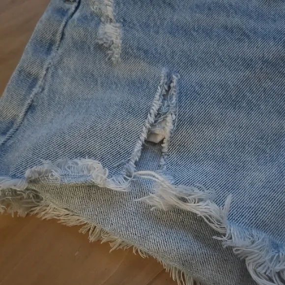 AGOLDE Women's Blue Denim Shorts 28