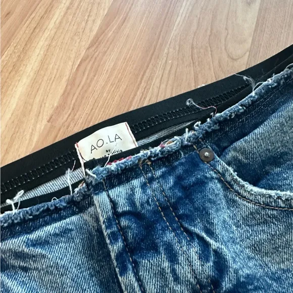 Alice   Olivia double waistband denim jeans - size 26