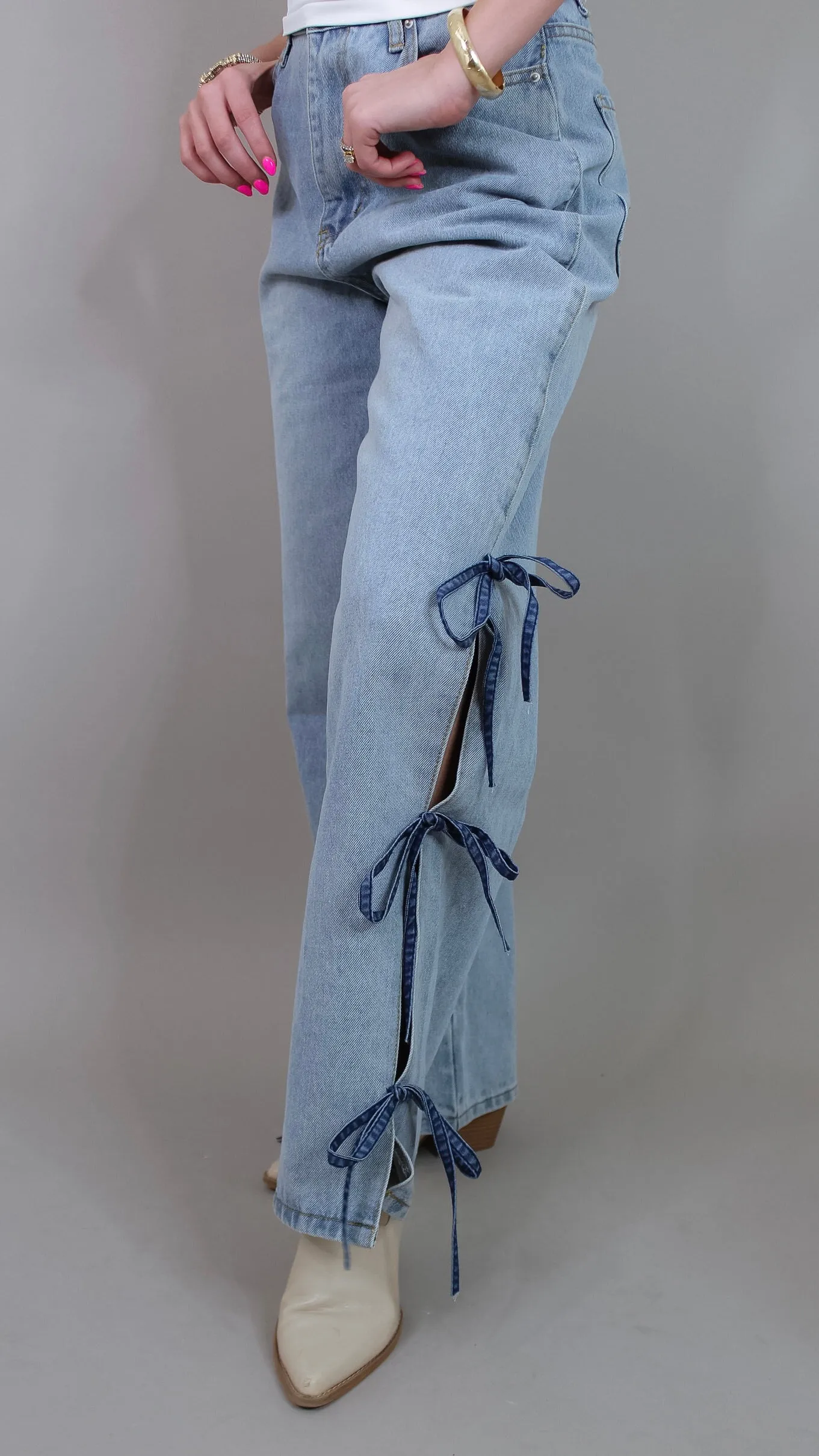Aries Bow Detail Denim
