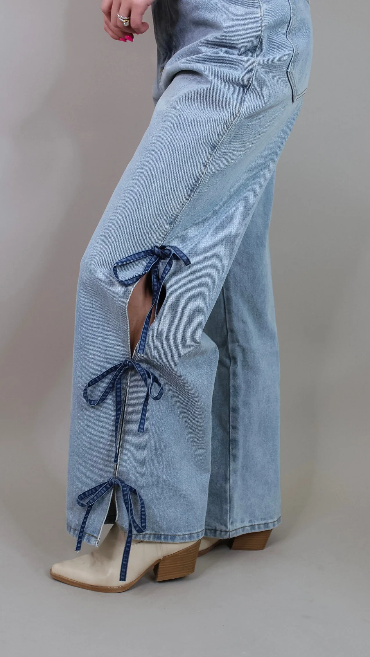 Aries Bow Detail Denim