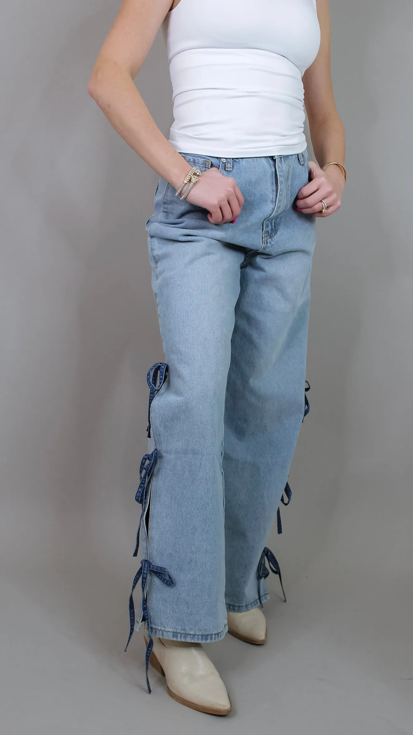 Aries Bow Detail Denim