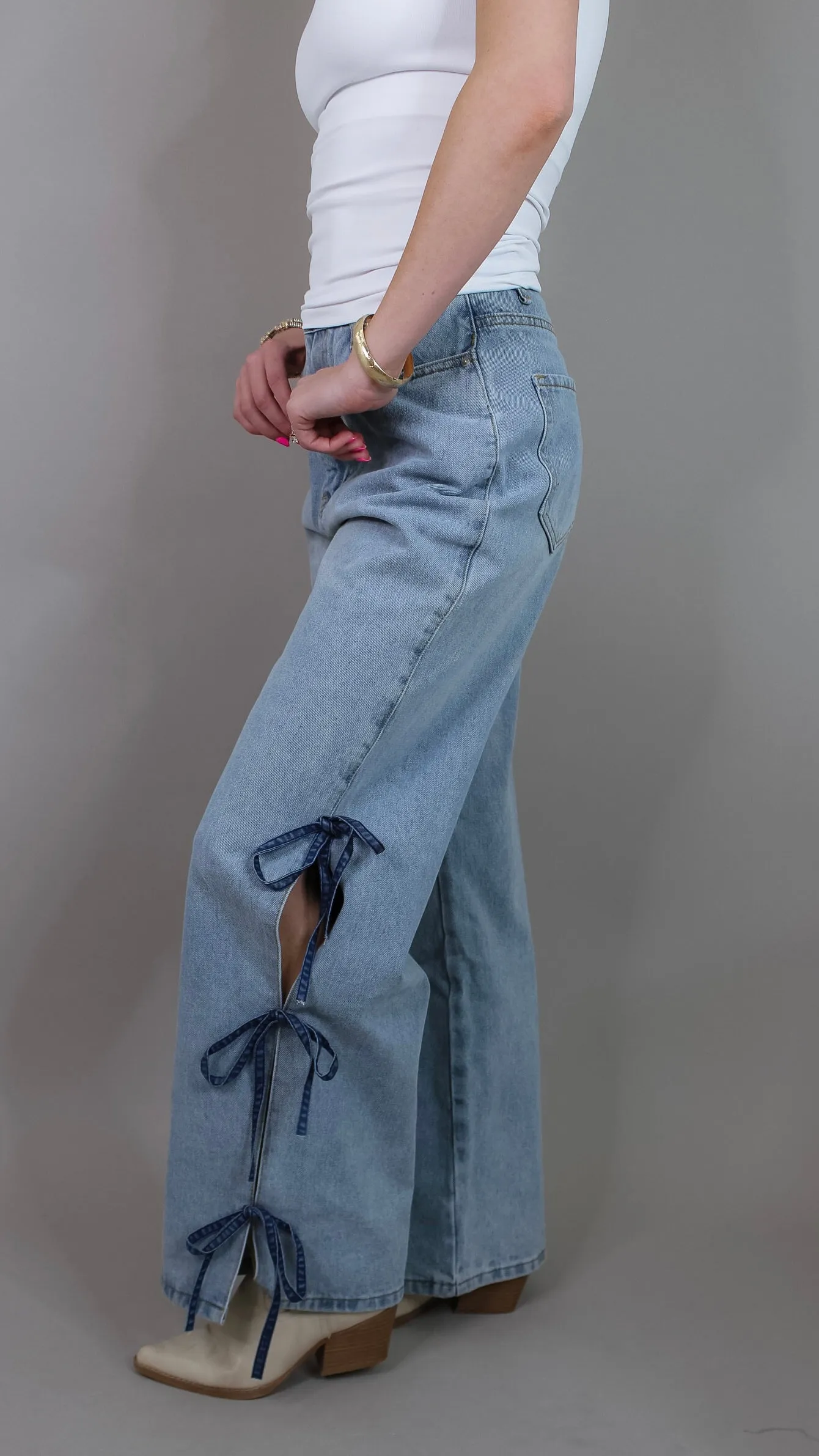 Aries Bow Detail Denim