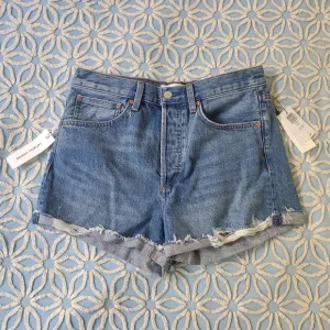 Aritzia Denim Forum Yoko Hi-Rise Micro Jean Shorts
