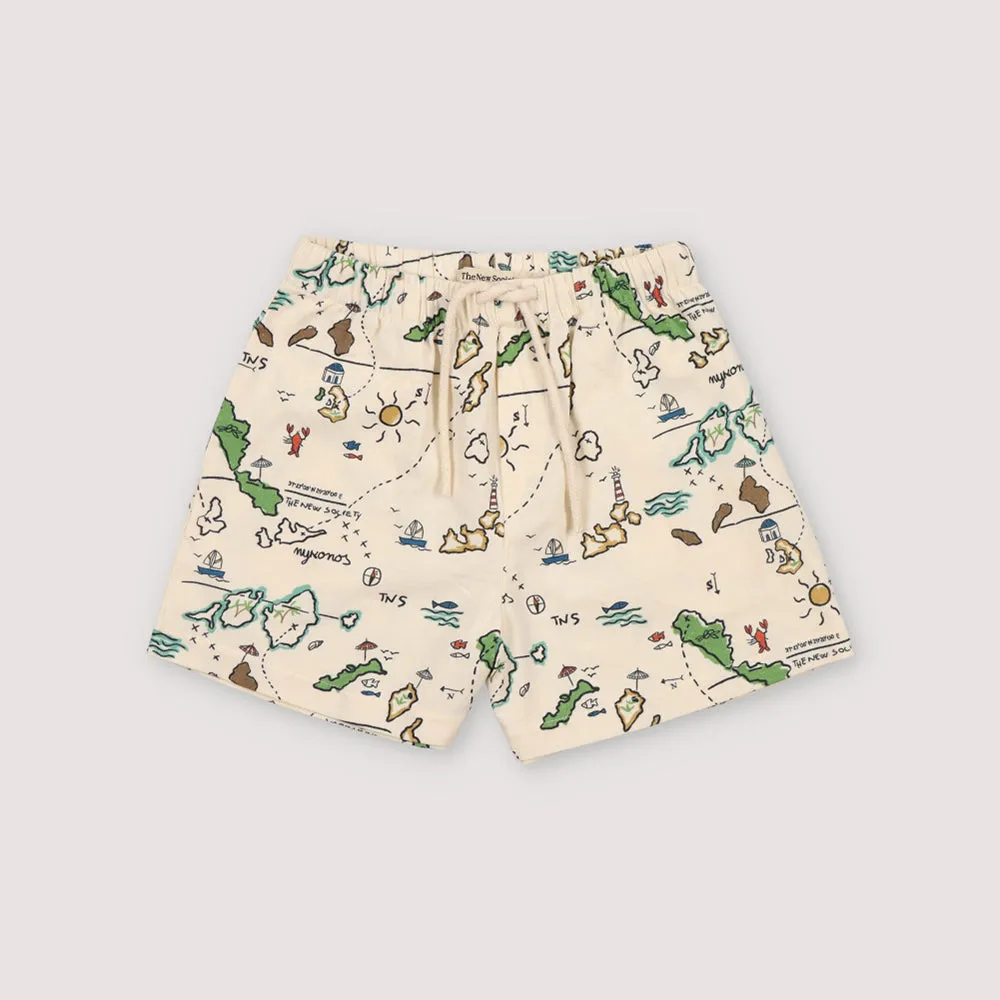 Arkoi Shirt & Bermuda Shorts Set | Map Print