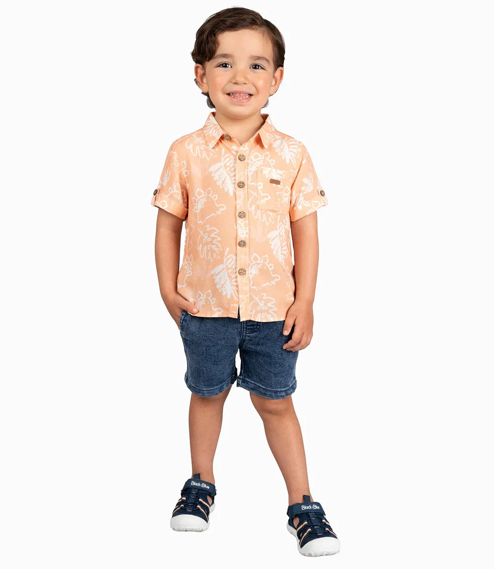 Bermuda Bebé De Denim