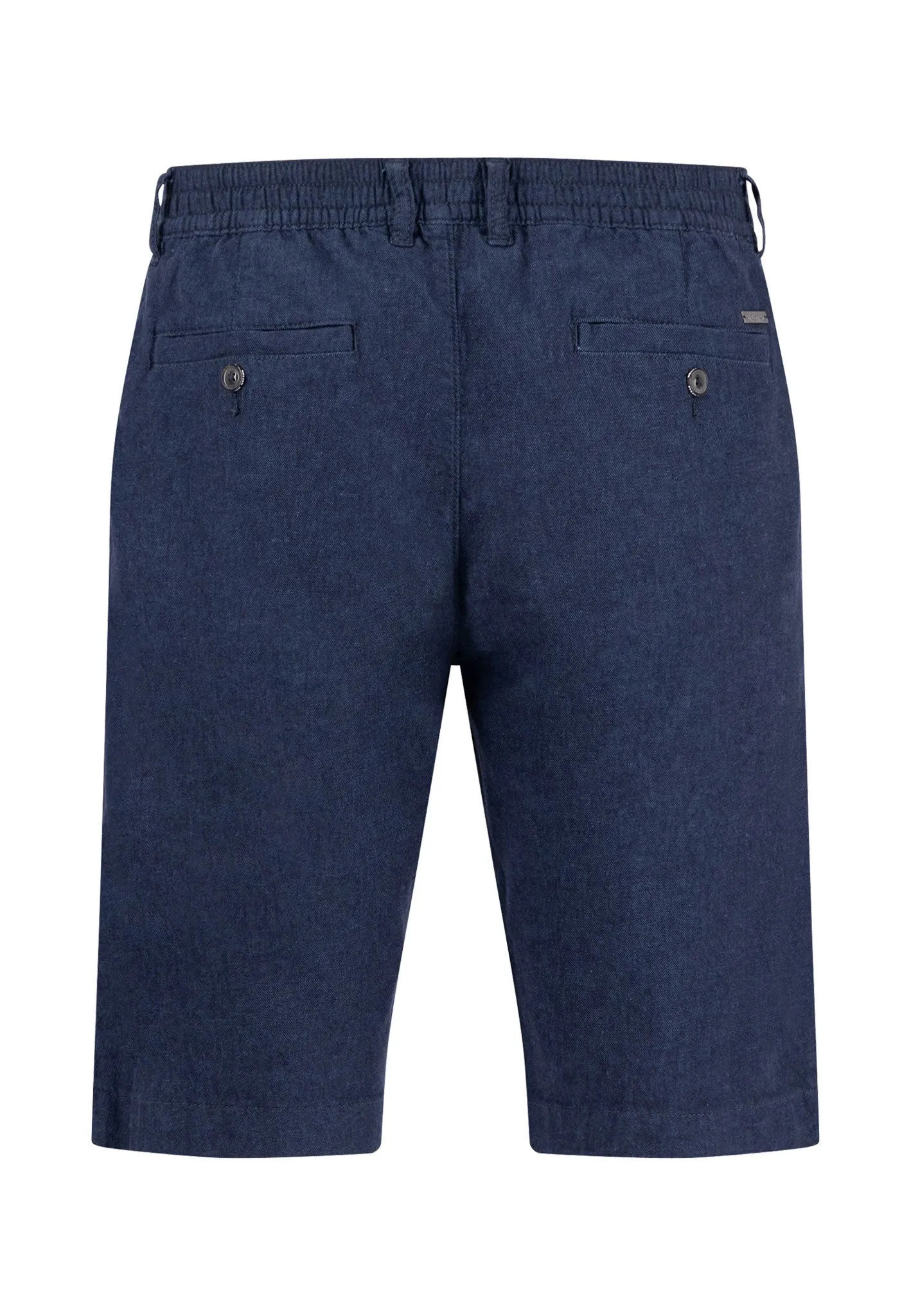 Bermuda Shorts aus Leinenmix