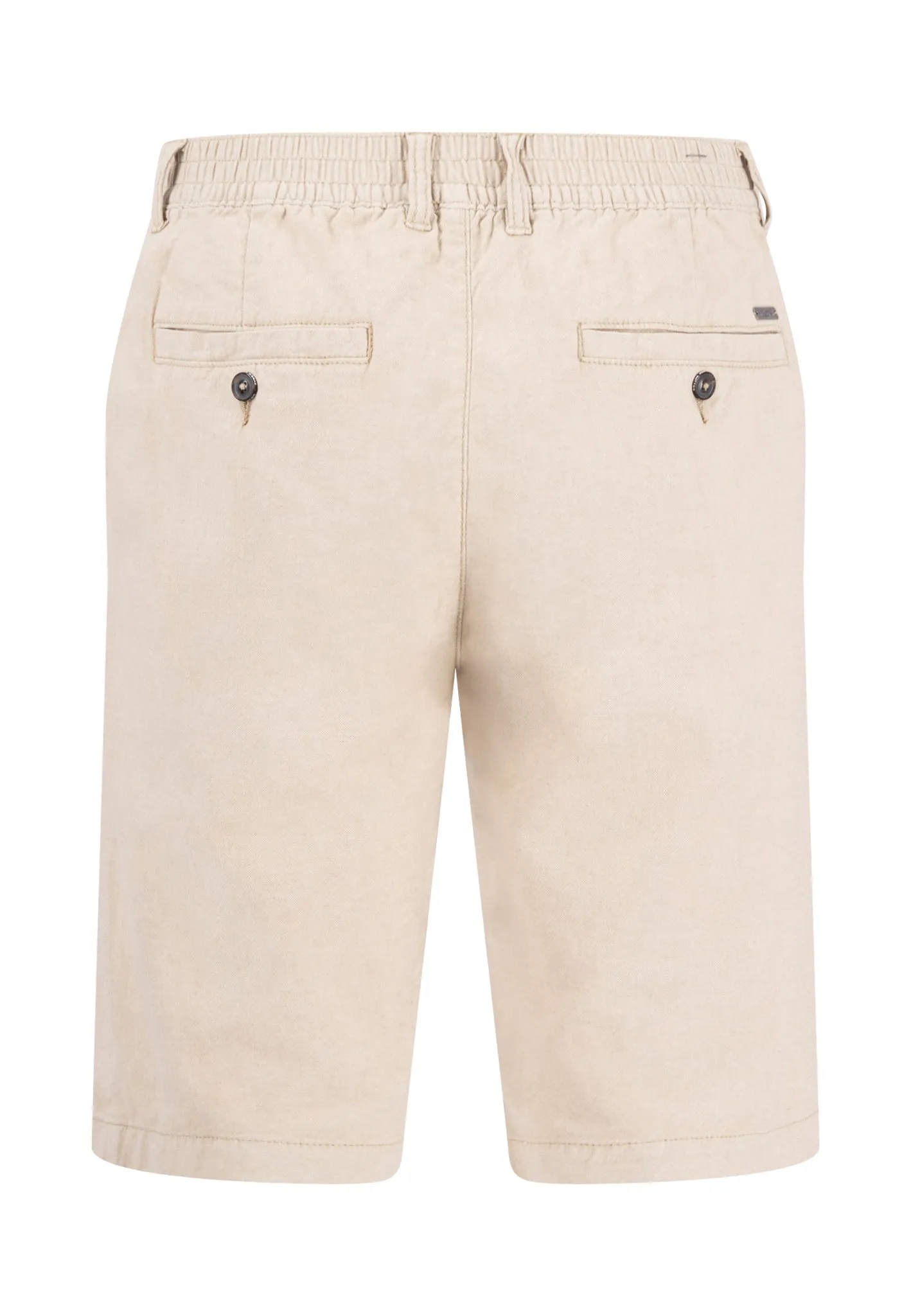Bermuda Shorts aus Leinenmix