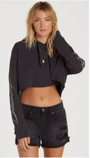 Billabong Women's Coast Ryder Denim Shorts | Black Pebble