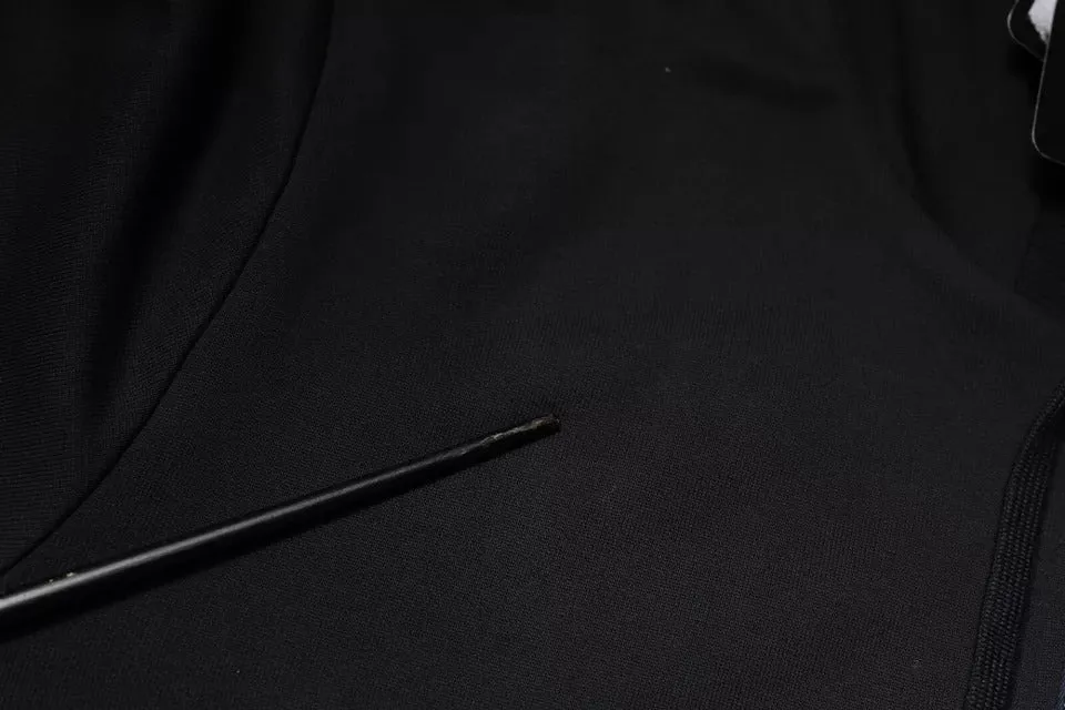 Black Logo Full Zip Hooded Sweatshirt Sweater
