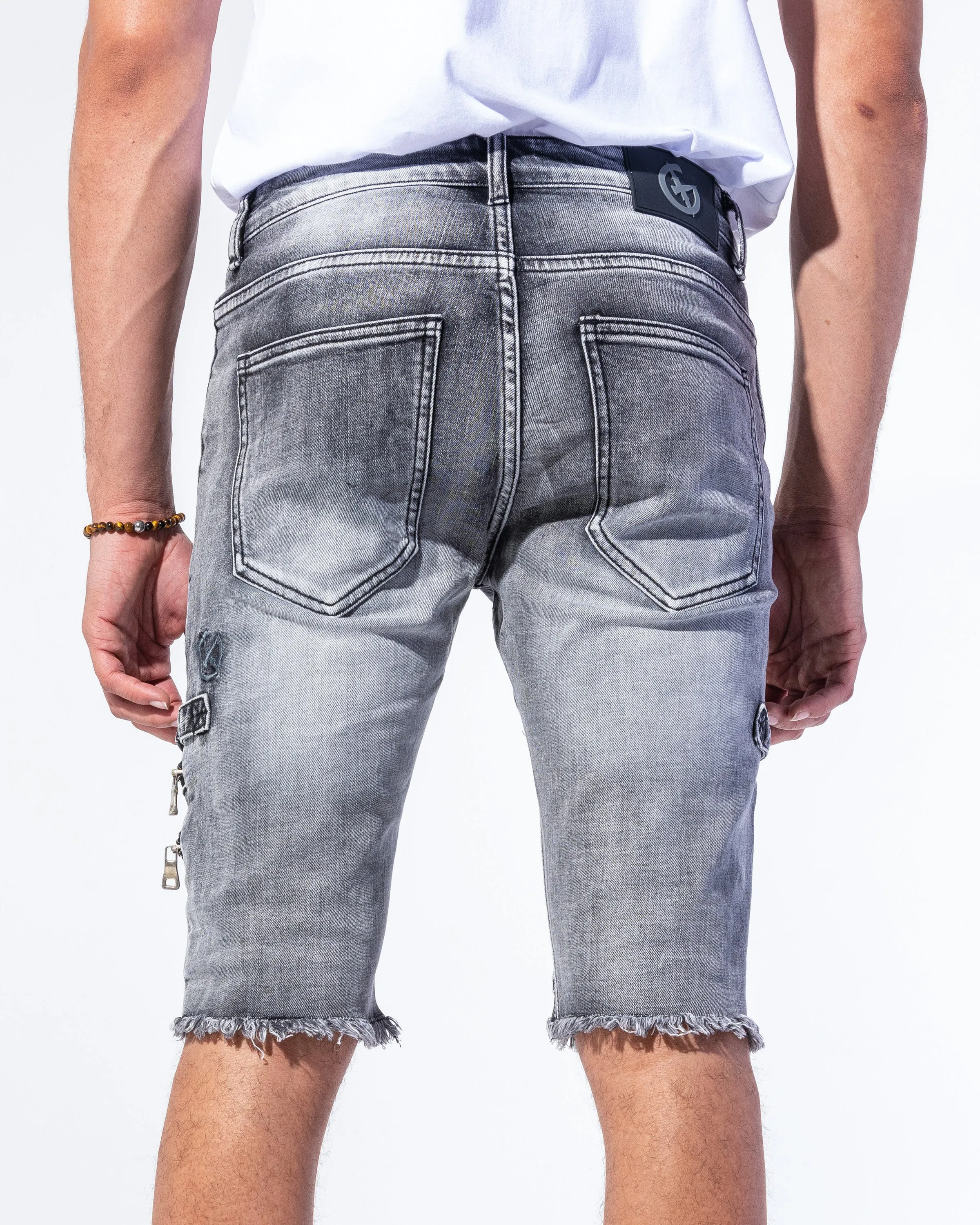 BLAINE SHORTS BLACK WASH