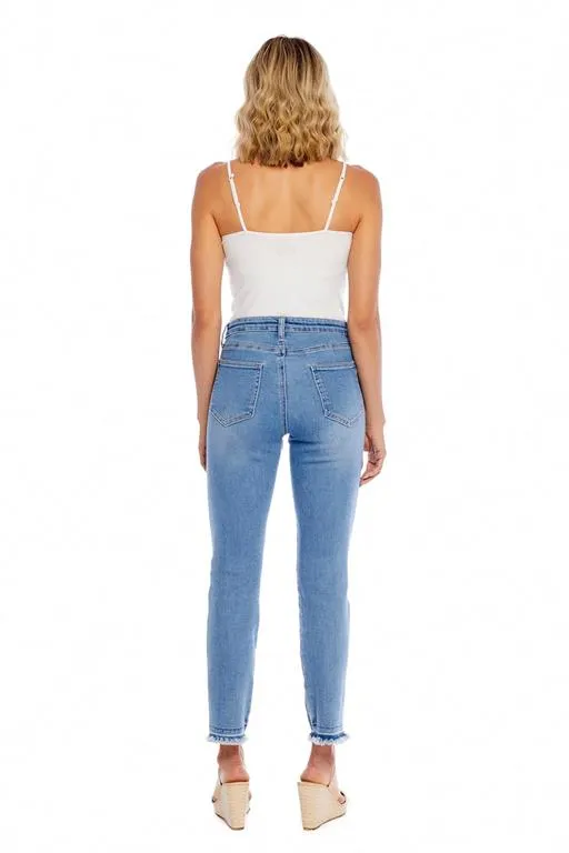 Blue Opal Straight Leg Jeans by Mud Pie