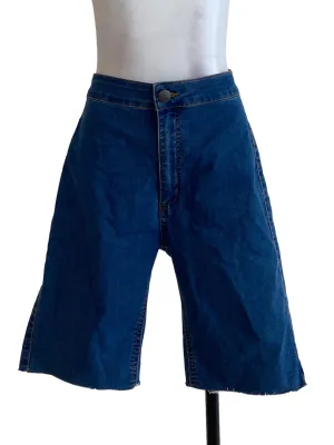 Blue Twill Bermuda Shorts