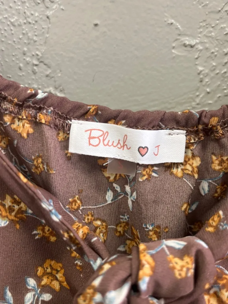BLUSH PEASANT STYLE CROP