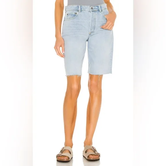 Boyish NWOT The Bradley Bermuda Cut Off Shorts in Sunrise