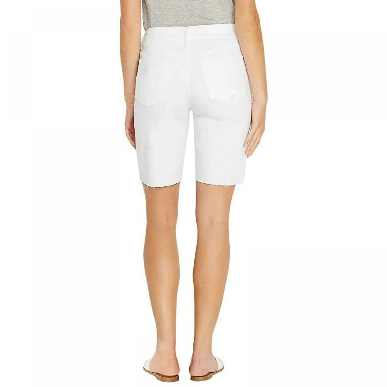 Buffalo David Bitton Women's Distressed Bermuda Jean Shorts