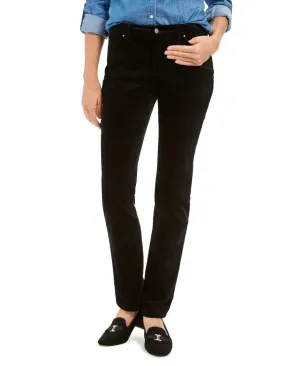 Charter Club Lexington Velvet Tummy Control Straight Leg Jeans