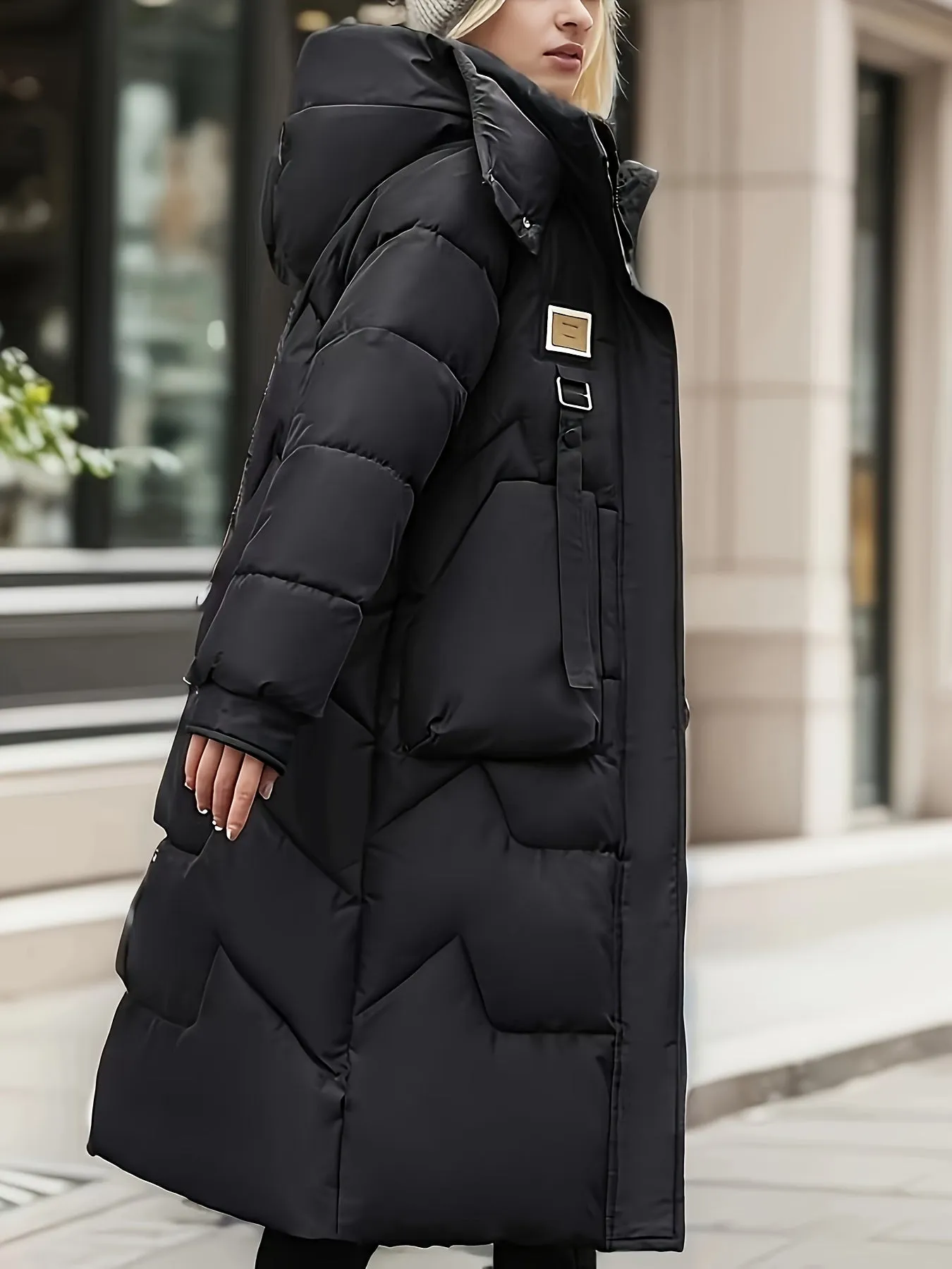 Chic CottonPadded Hooded Jacket for Women