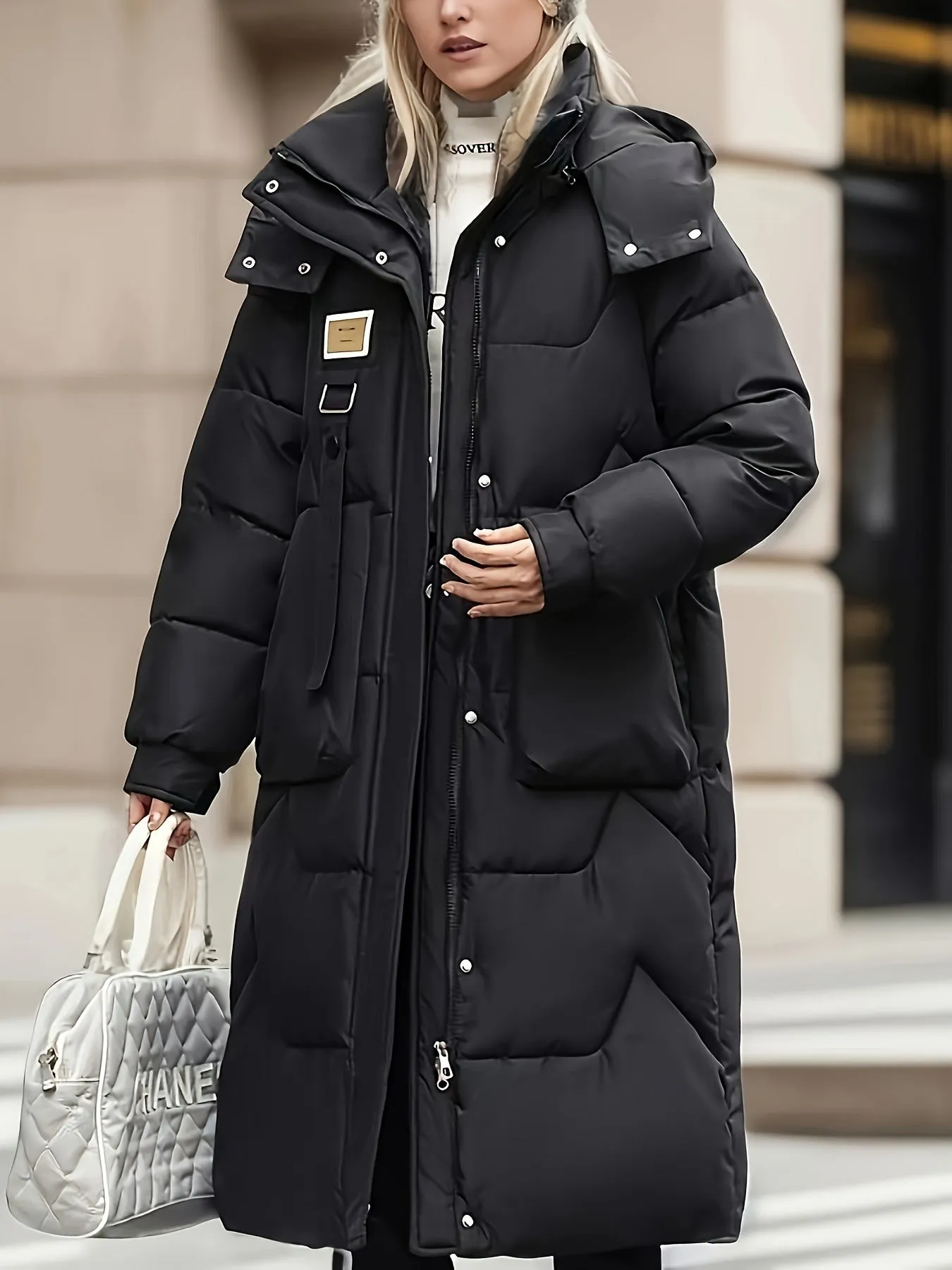 Chic CottonPadded Hooded Jacket for Women
