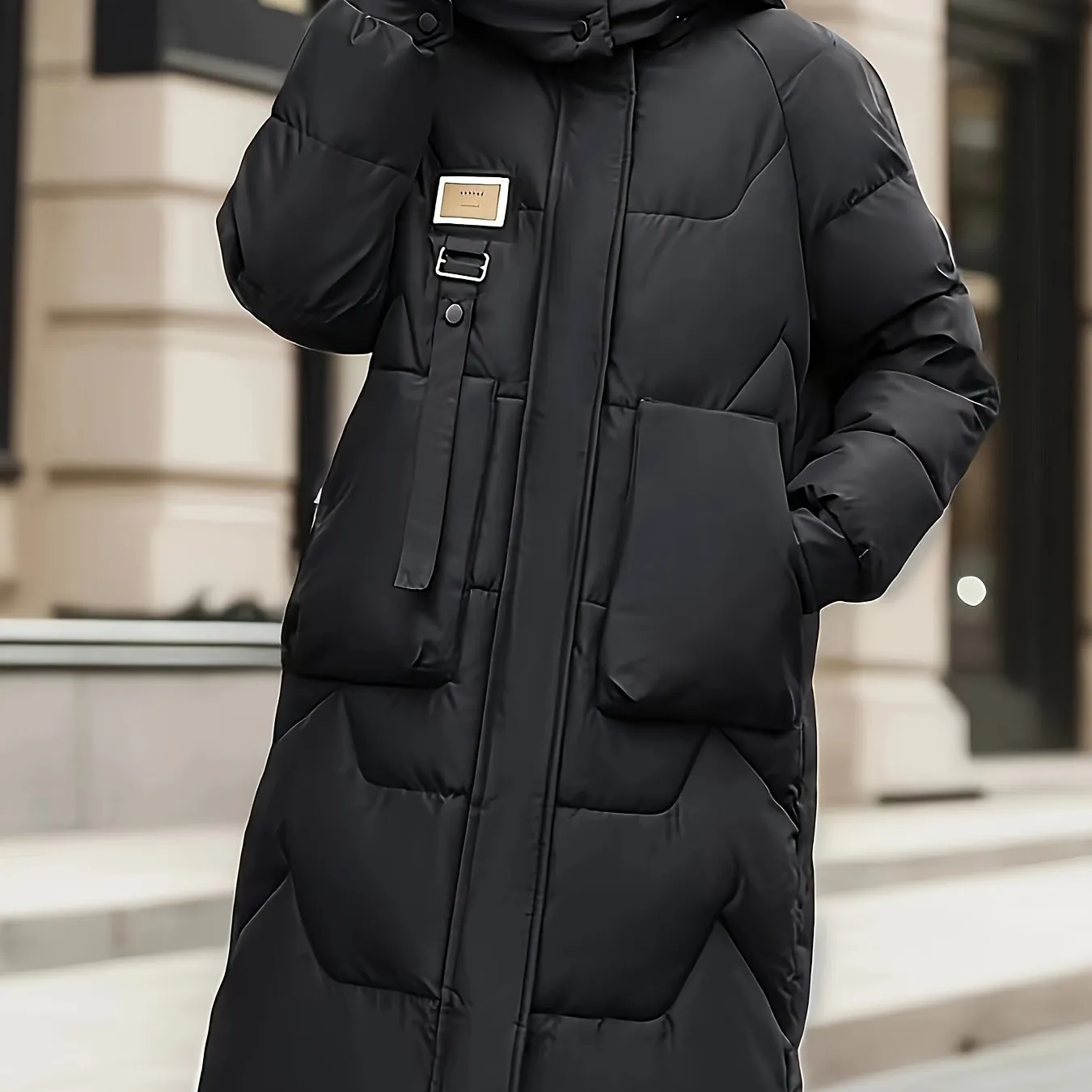 Chic CottonPadded Hooded Jacket for Women