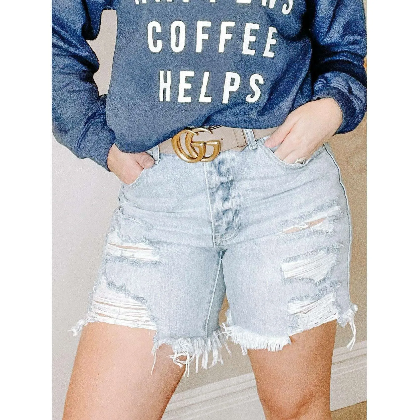 Ciara Denim Shorts