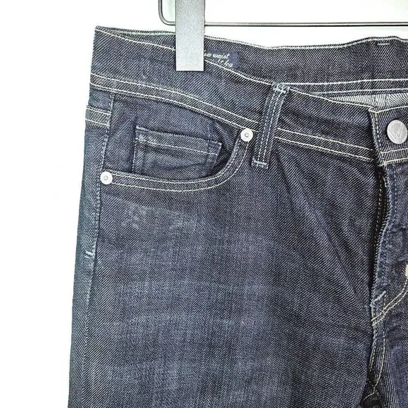 Citizens of Humanity Ava #142 Low Waist Deep Wash Stretch Straight Leg Jeans 31