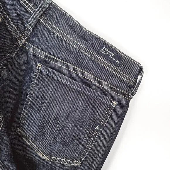 Citizens of Humanity Ava #142 Low Waist Deep Wash Stretch Straight Leg Jeans 31
