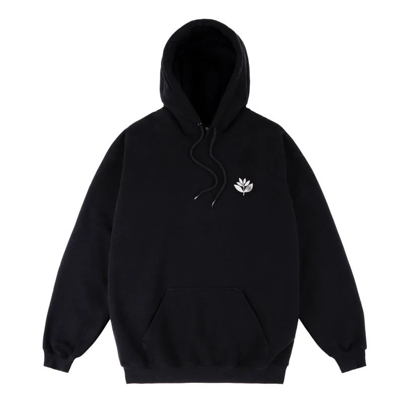 CORD PLANT HOODIE - BLACK