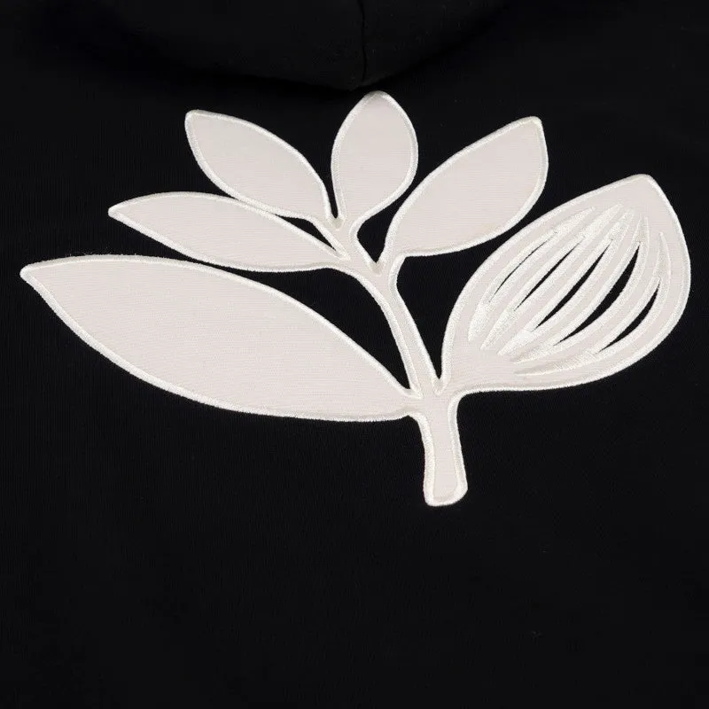 CORD PLANT HOODIE - BLACK