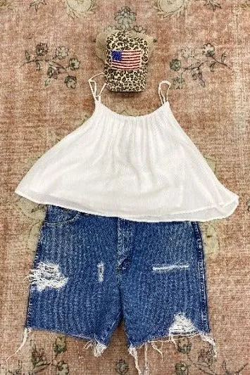 Custom Vintage Denim Shorts