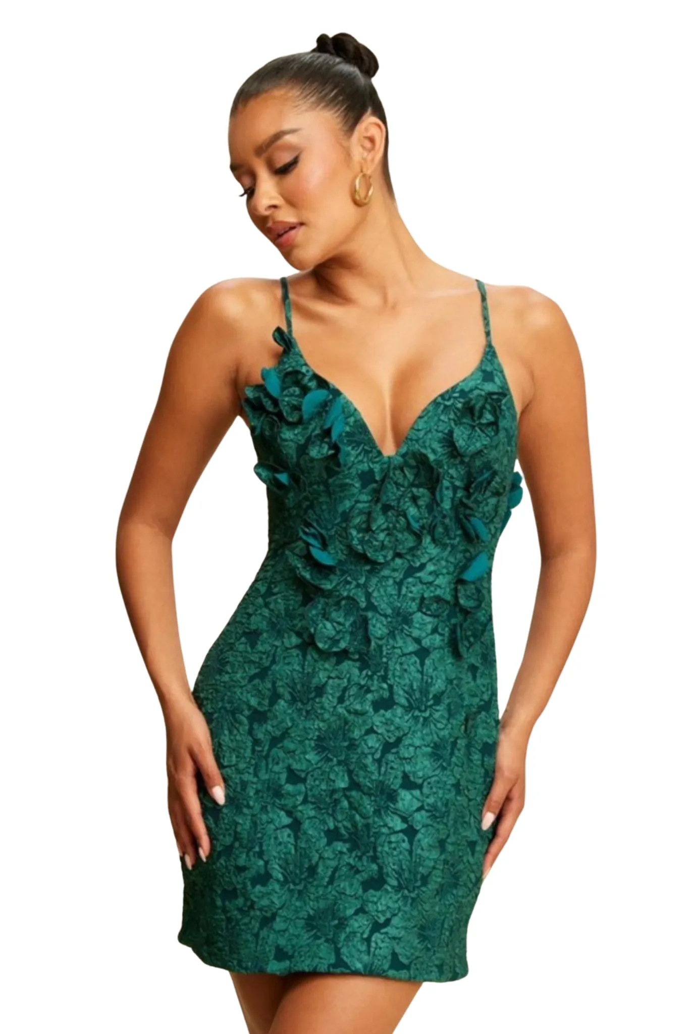 Dalia Flower Mini Dress