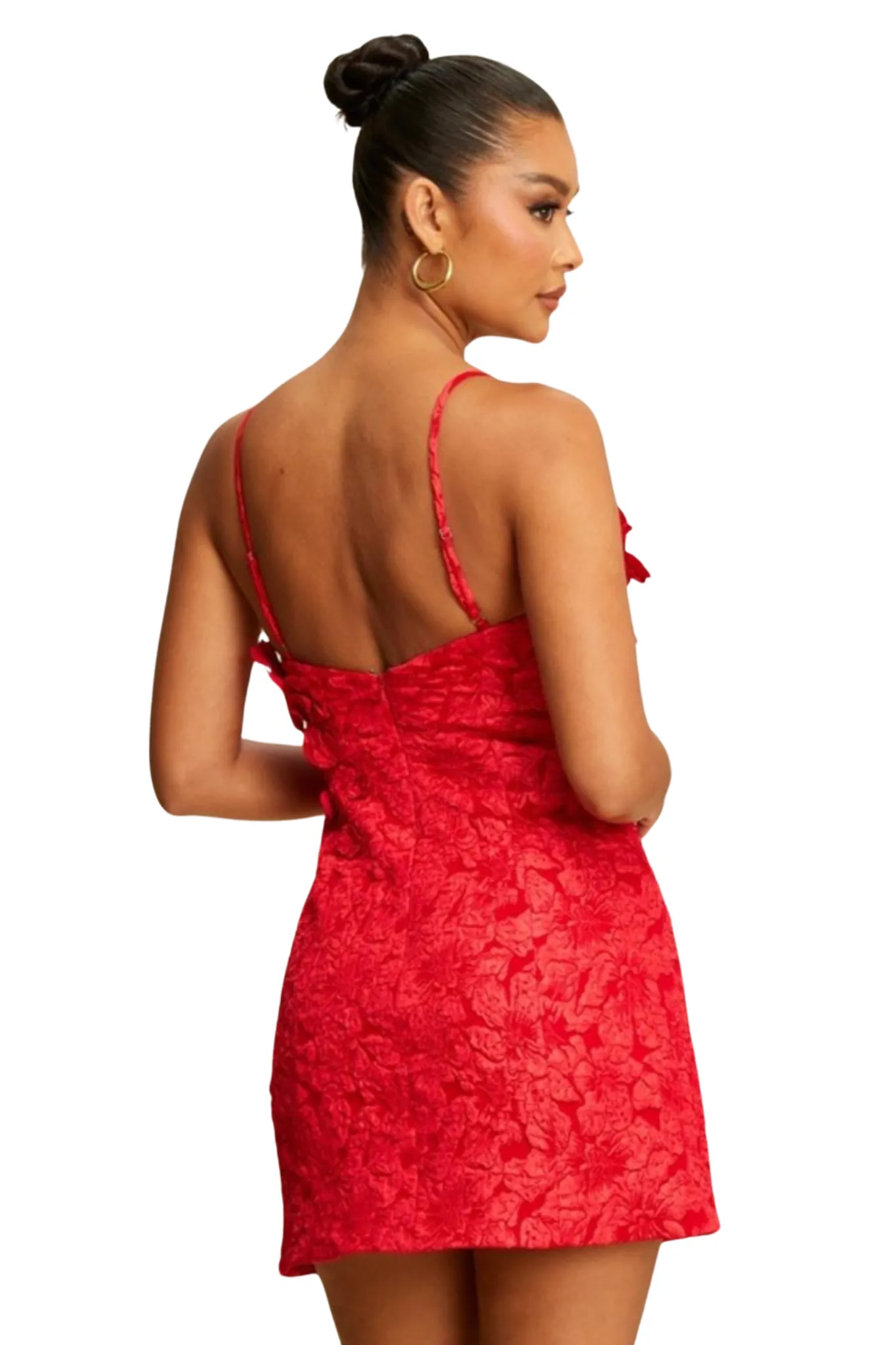 Dalia Flower Mini Dress