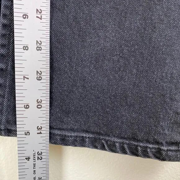 Derek Lam 10 Crosby Frankie Jeans Size 26 Gray Black Split Hem Straight Designer