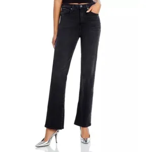 Derek Lam 10 Crosby Frankie Jeans Size 26 Gray Black Split Hem Straight Designer