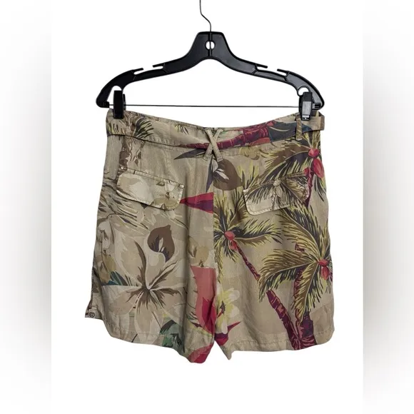 Desigual Pearl Harbour Shorts Femmes Bermuda Paper Bag  Shorts NWT Medium