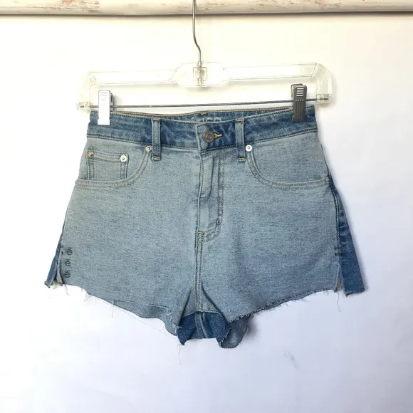 Etica Women Bella High Waisted A Line Denim Shorts - sz. 24
