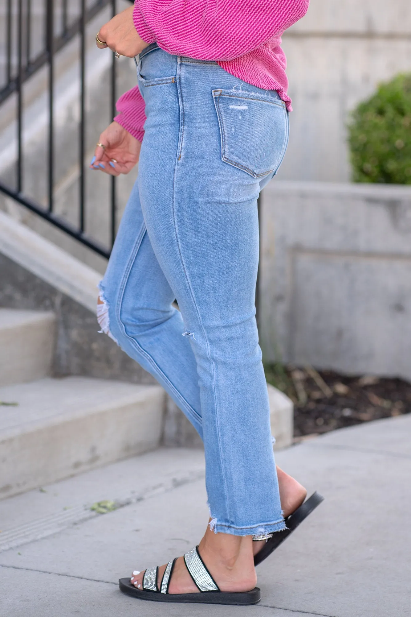 Exult High Rise Slim Straight Regular & Plus Sizes