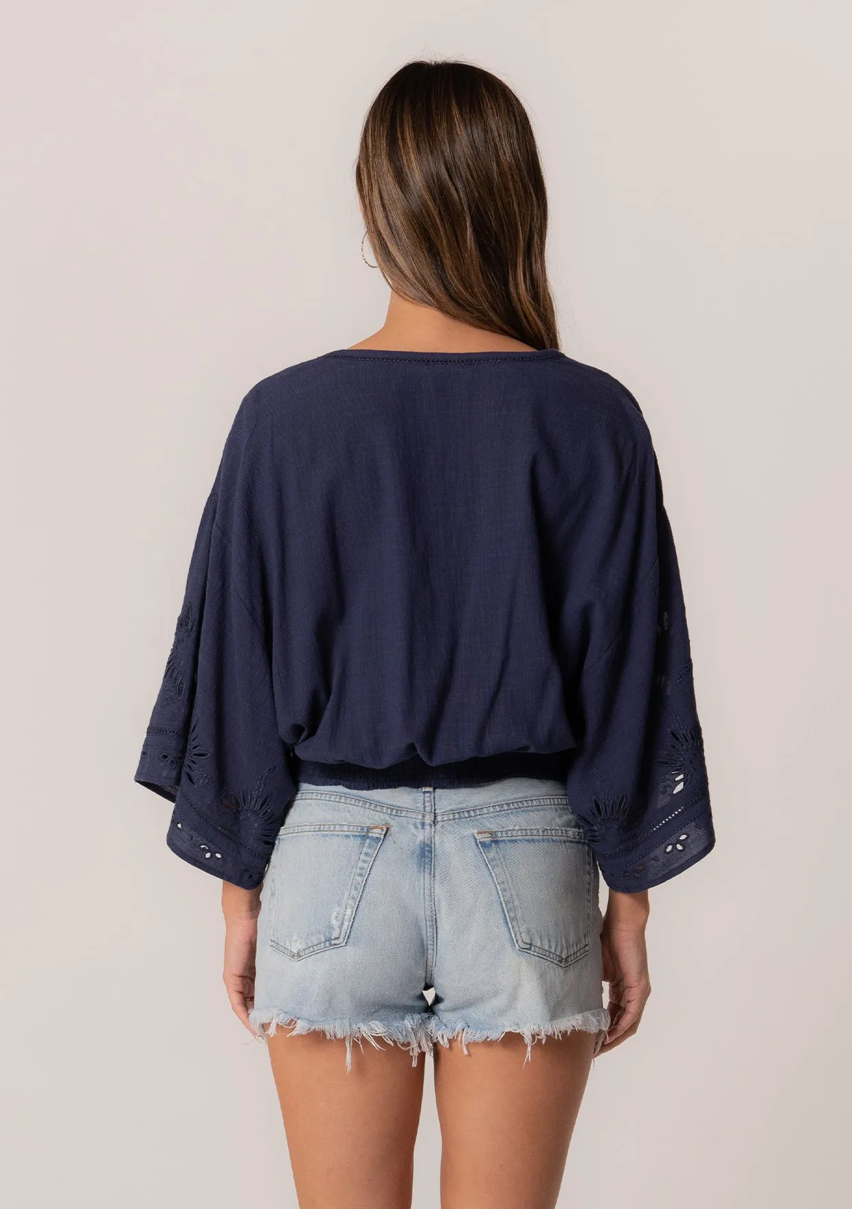Eyelet Embroidered Blouse
