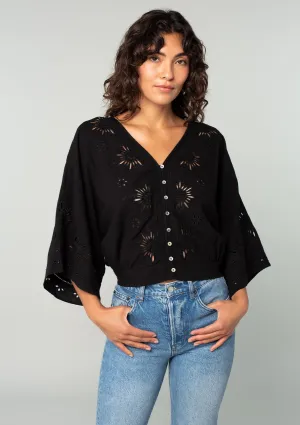 Eyelet Embroidered Blouse