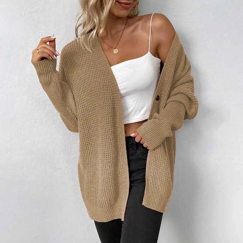 Fall Cardigan Sweaters for Women Oversized Chunky Kimono Slouchy Wrap Batwing Sleeve Open Front Outwear Coat K624