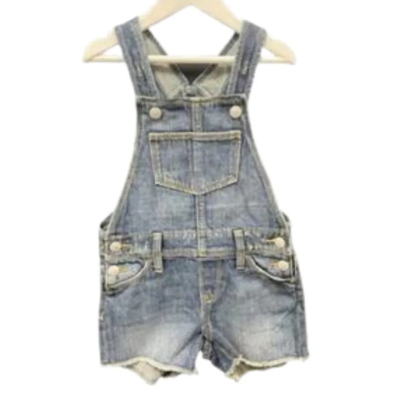 GIRLS EX STORE DARK DENIM DUNGAREES (style G5) Pack of 12