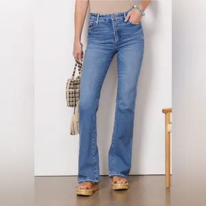 Good American Good Classic Boot-Cut Jeans - indigo size 16