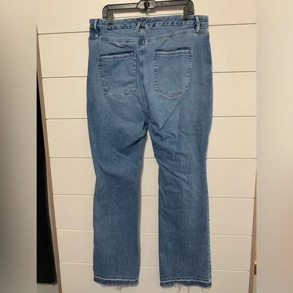Good American Good Classic Boot-Cut Jeans - indigo size 16