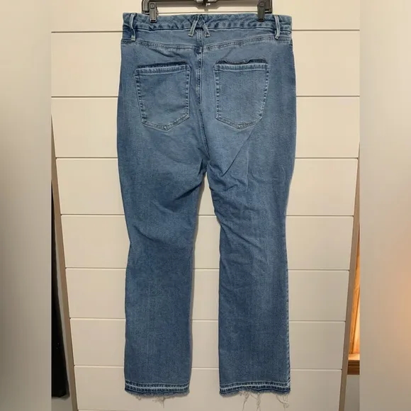 Good American Good Classic Boot-Cut Jeans - indigo size 16
