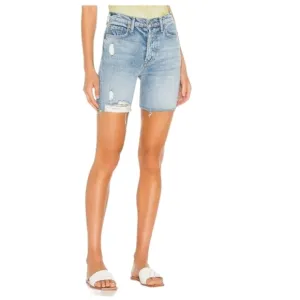 GRLFRND Riley Deja Vu High Rise 90's Loose Bermuda Denim Shorts Size 27